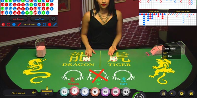 Hạn chế vào cửa hòa khi chơi Rồng Hổ online